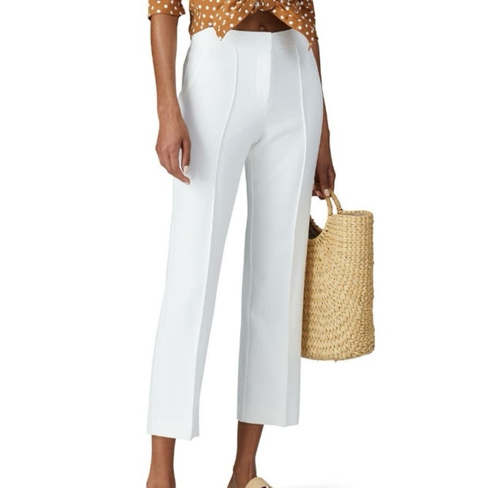 Trina Turk Off-White Straight Leg Pants - Picture 2 of 4